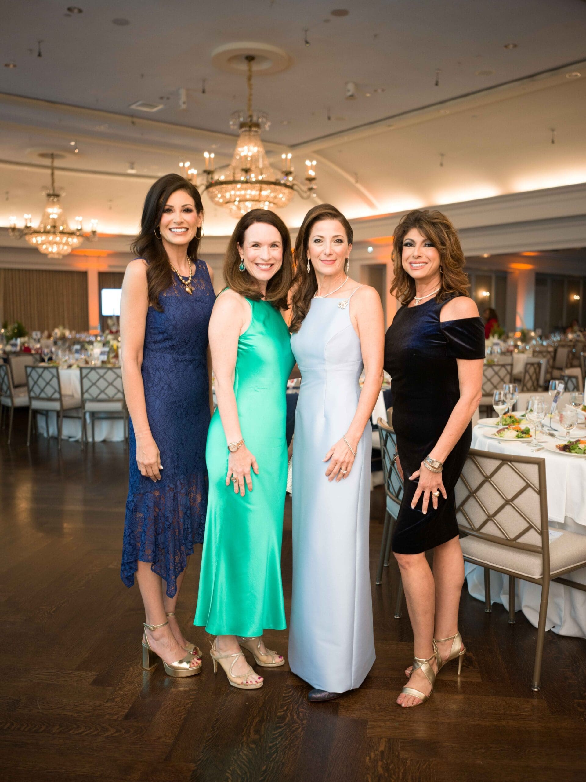 Jody Merritt, Samantha Kennedy, Saula Valente, Christine Johnson at the Mission of Yahweh 'Leaders & Legends' gala. (Photo by Daniel Ortiz)