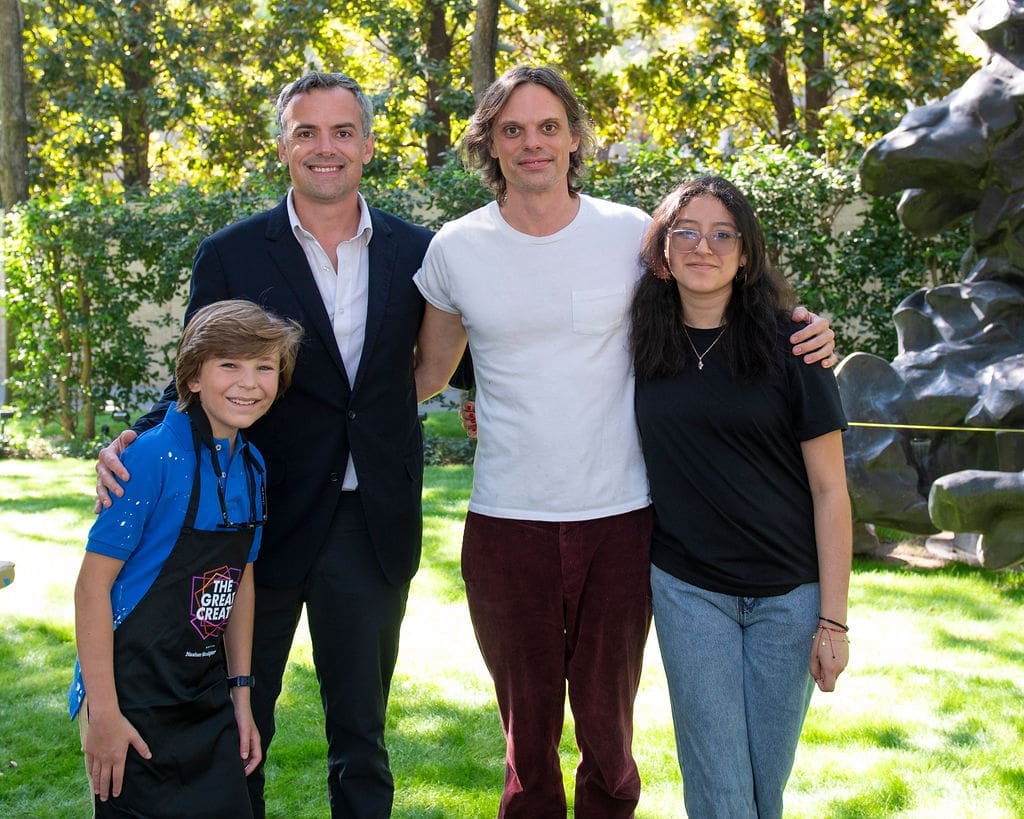 Beckett, Simon and Nikolai Haas, Briana Hinojosa (Photo by Tamytha Cameron)