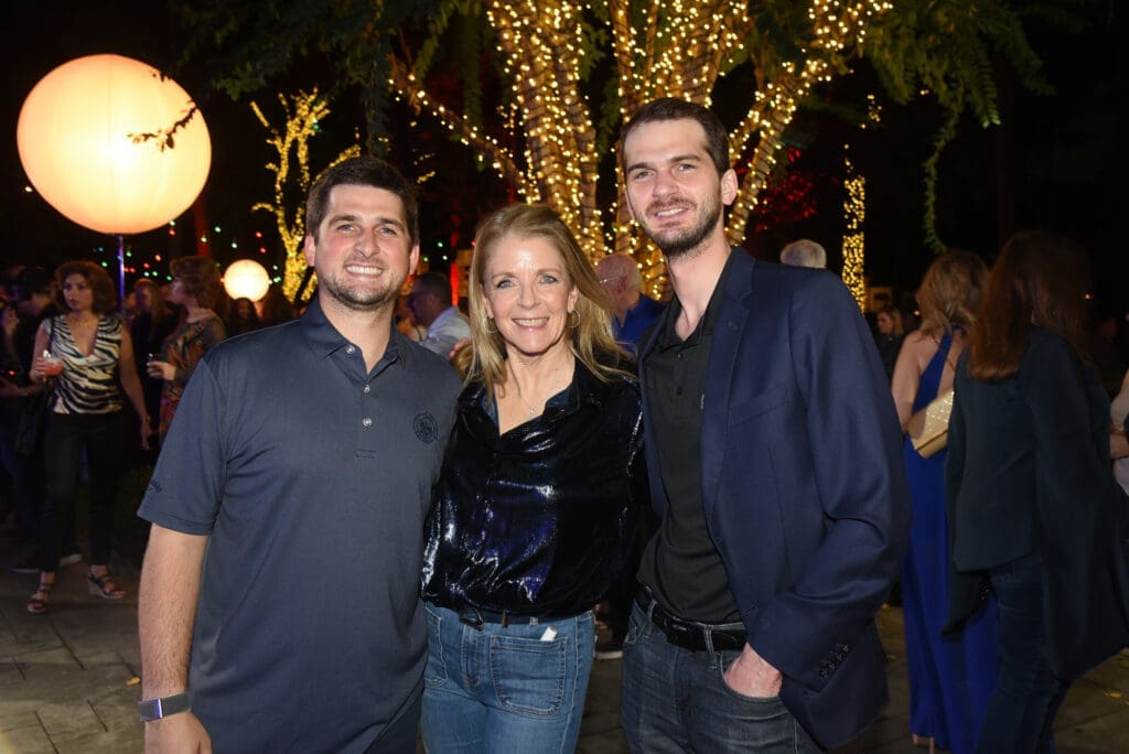  Blake Fertitta, Paige Fertitta, Michael Fertitta at the Houston Police Foundation True Blue fundraiser  (Photo by Alexander's Fine Portrait Design )