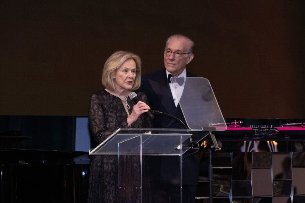 MFAH board chair Anne Duncan, museum director Gary Tinterow at the Museum of Fine Arts, Houston Centennial Grand Gala Ball (Photo by Jenny Antill)
