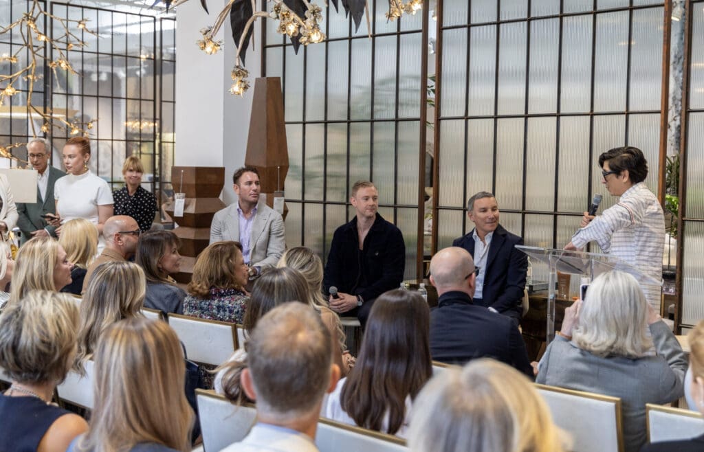 Doniphan Moore, Josh Young, Gonzalo Bueno, Billy Fong at Allan Knight Showroom
