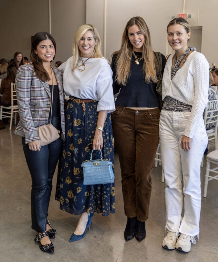 Eugenie Gallinghouse, Carla Fonts, Cristina Lyon, Lexi Aitken at Cowtan & Tout (Photo by Jordan Geibel)