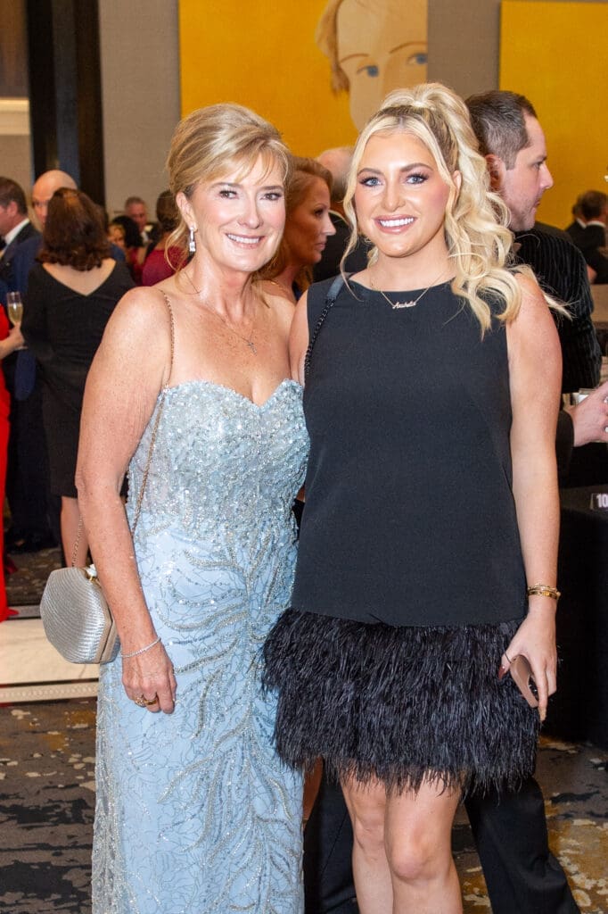 Gill Mallon, Laura Mallon at the British American Foundation of Texas gala (Photo by Jacob Power)