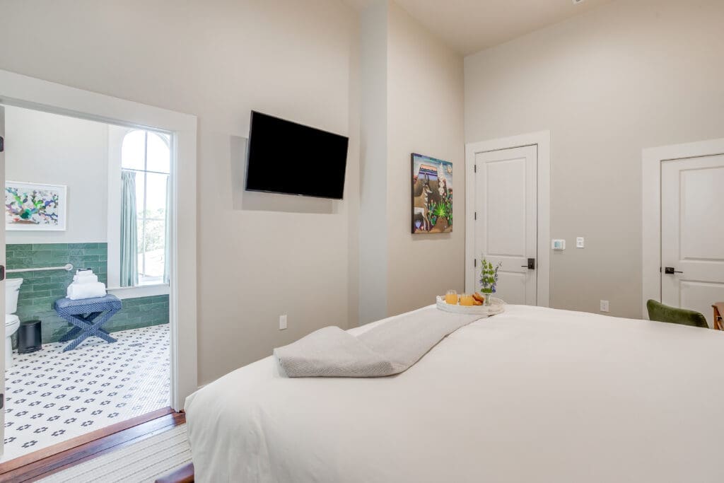 Nutt House Hotel has curated a vibrant art collection throughout.