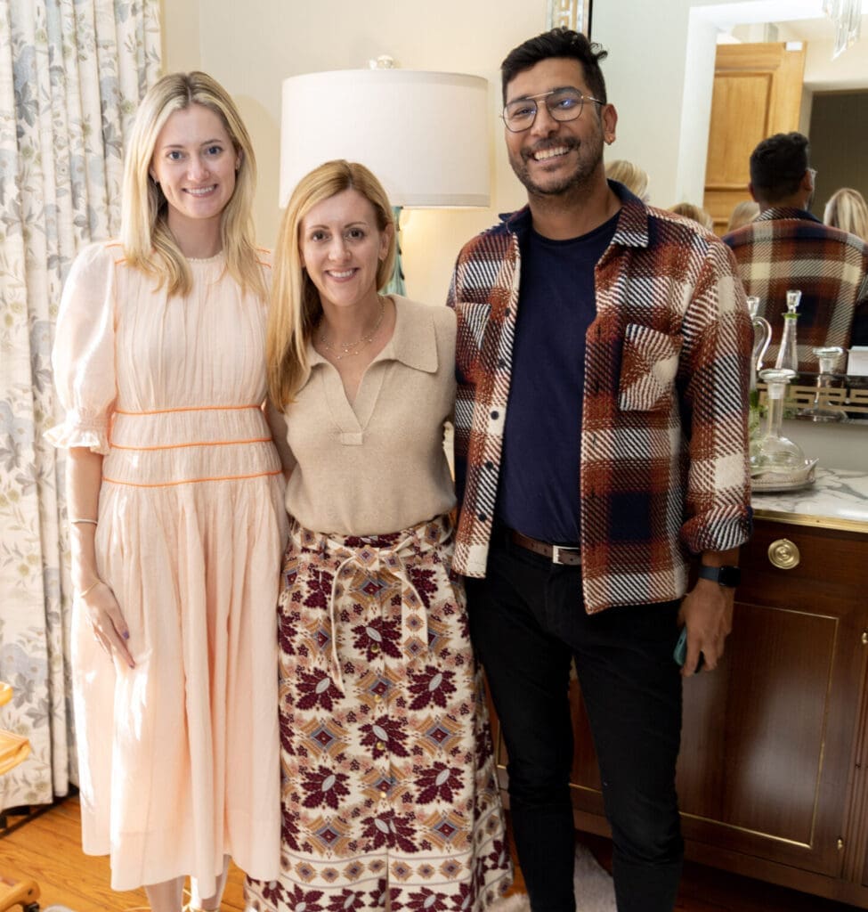 Holland Wiles, Jennifer Charles, Drew Hamner at Jan Showers (Photo by Jordan Geibel)