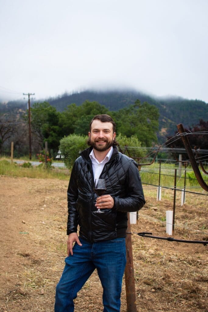 Trey Eppright, co-founder of Parable Wines, knows his grapes.