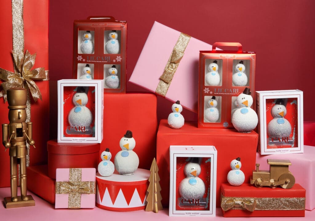 Carl the Snowman is an iconic holiday treat from Kate Weiser Chocolate.