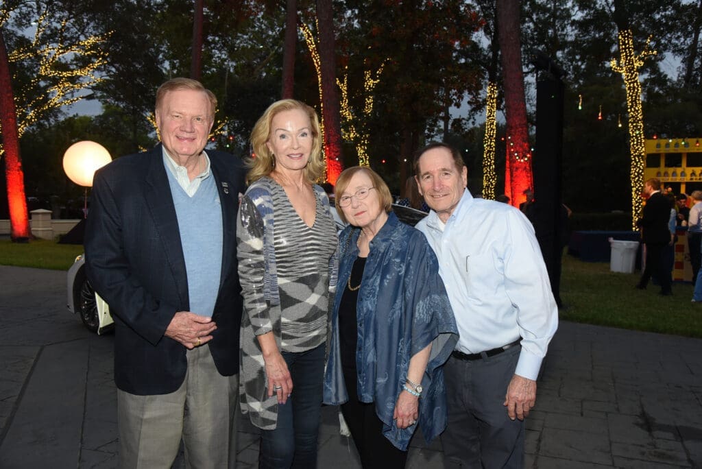 Keith & Alice Mosing, Helen & Larry Rose at the Houston Police Foundation True Blue fundraiser   (Photo by Alexander's Fine Portrait Design ) 
