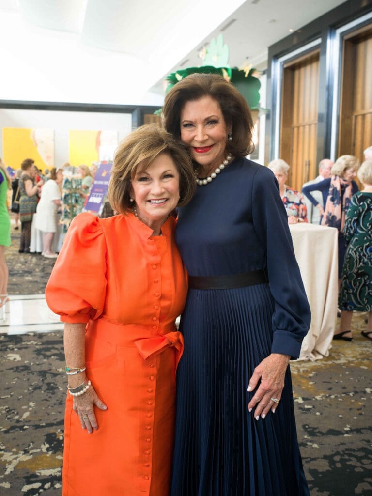 Lisa Jakel, Betty Hrncir at the Barbara Bush Houston Literacy Foundation’s  Power of Literacy Luncheon (Photo by Daniel Ortiz)