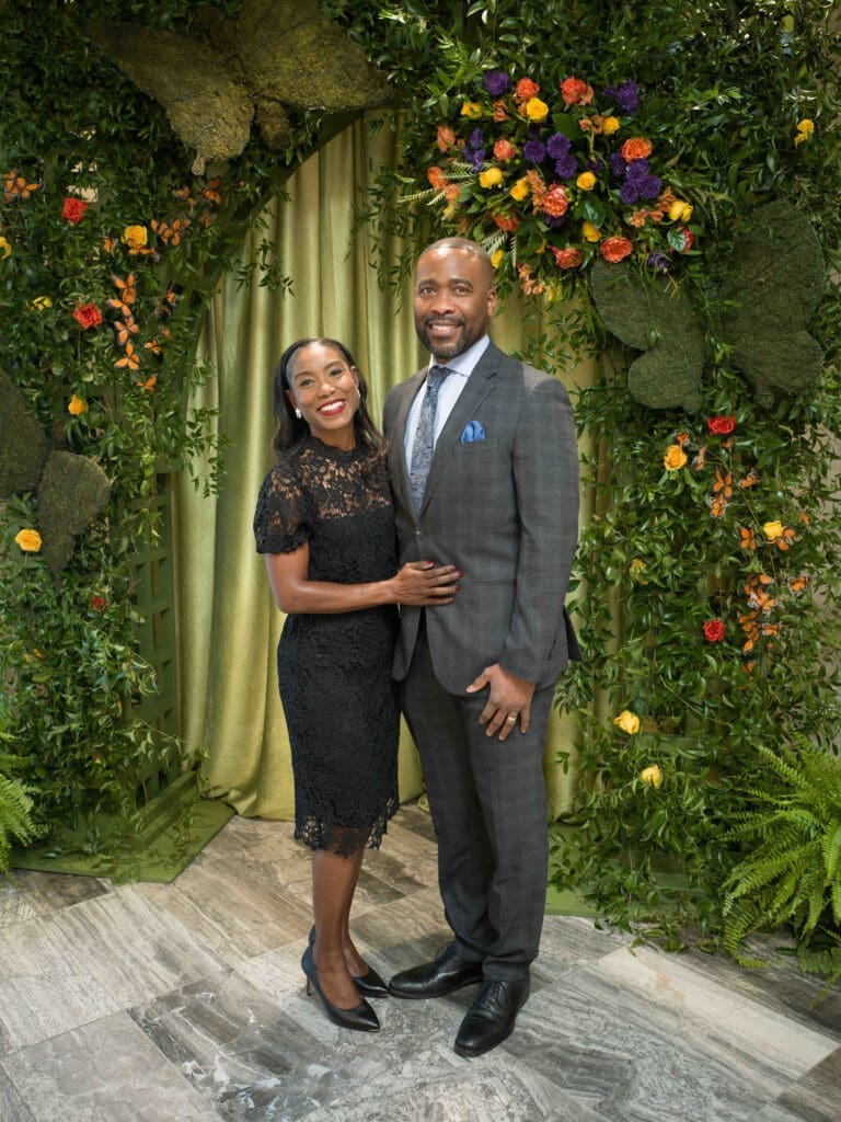 Lisa & Keith Garvin at the Barbara Bush Houston Literacy Foundation’s  Power of Literacy Luncheon (Photo by Daniel Ortiz)