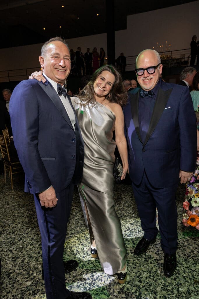 Lugano CEO Moti & Idit Ferder, Stuart Winston at the Museum of Fine Arts, Houston centennial celebration Grand Gala Ball. (Photo by Jenny Antill)
