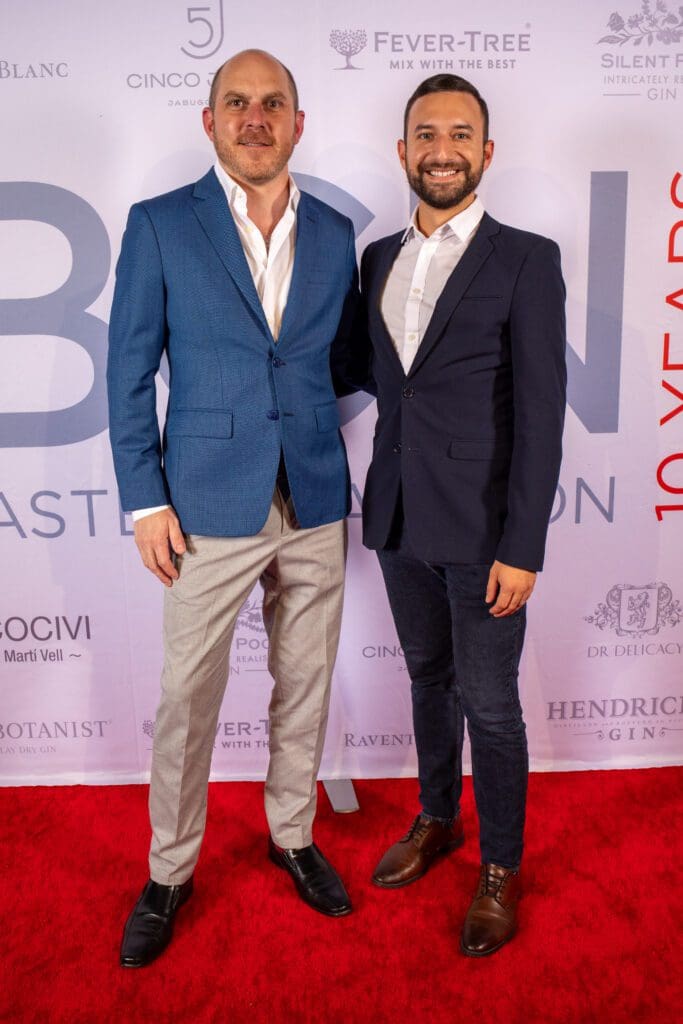 Matthew Barre & Maurice Marroquin at BCN Taste & Tradition's celebration of 10 years and a Michelin star