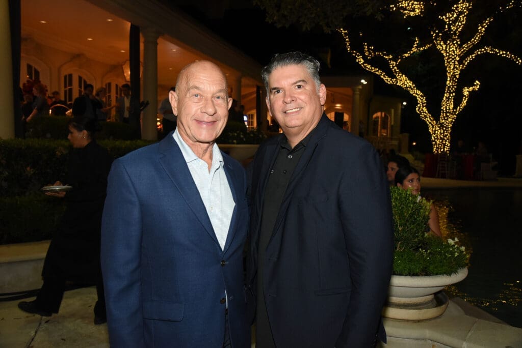 Mayor John Whitmire, Houston Police Chief J. Noe Diaz at the Houston Police Foundation True Blue fundraiser (Photo by Alexander's Fine Portrait Design )