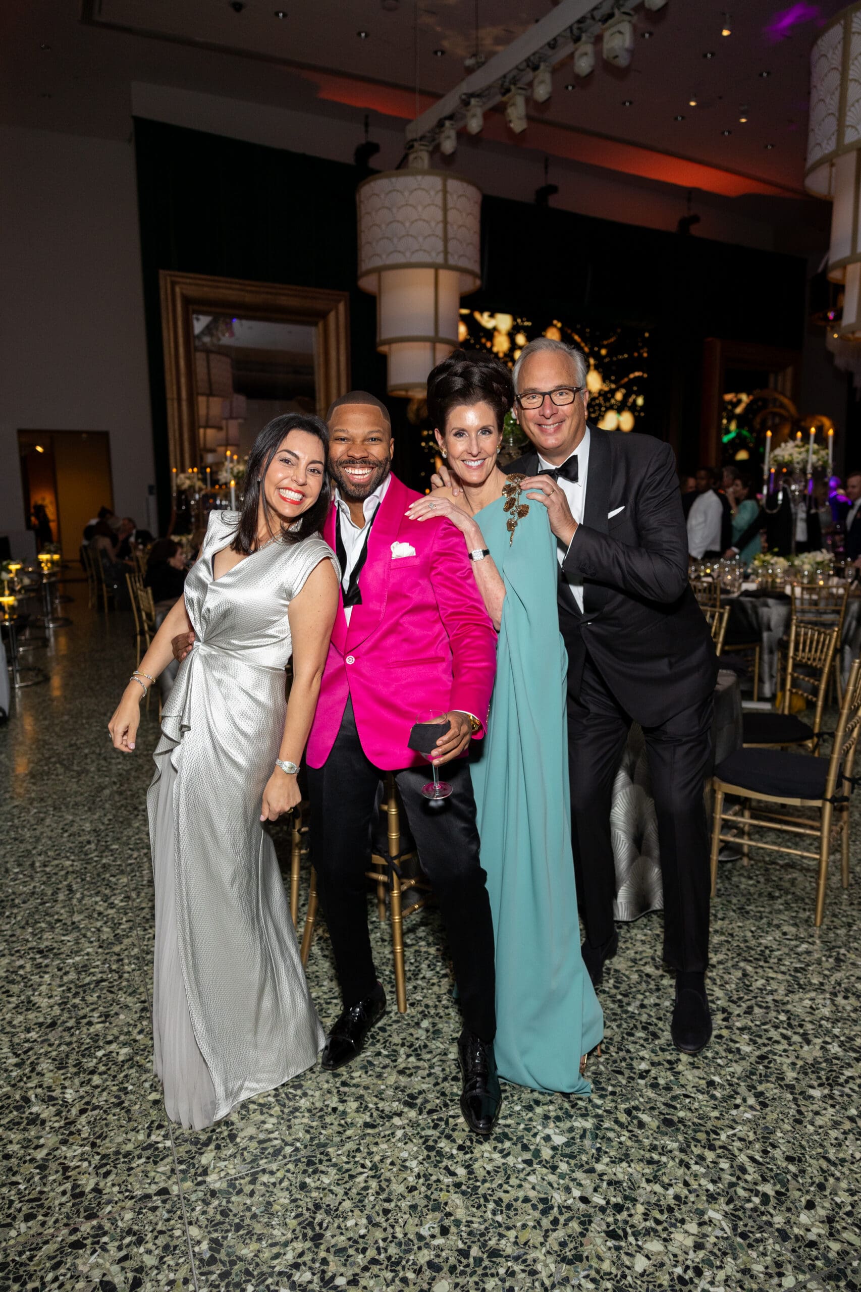 Nicole Katz; Brandon Wattz; Phoebe and Bobby Tudor; Photo by Jenny Antill (Photo by Jenny Antill)