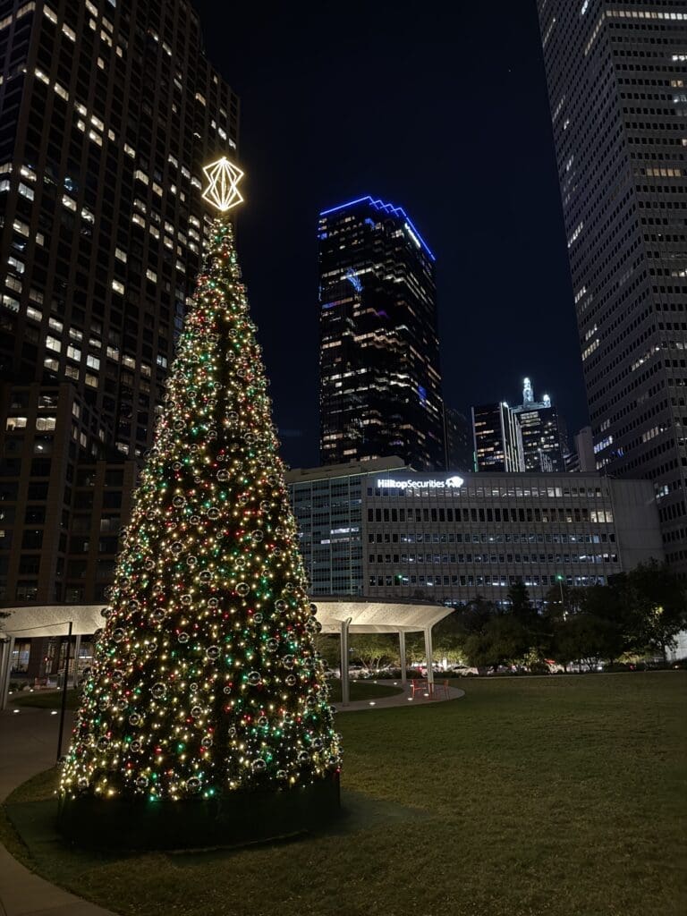 Downtown Dallas Shines Bright This Season — Holiday Lights, Christmas Trees, and Magical Displays
