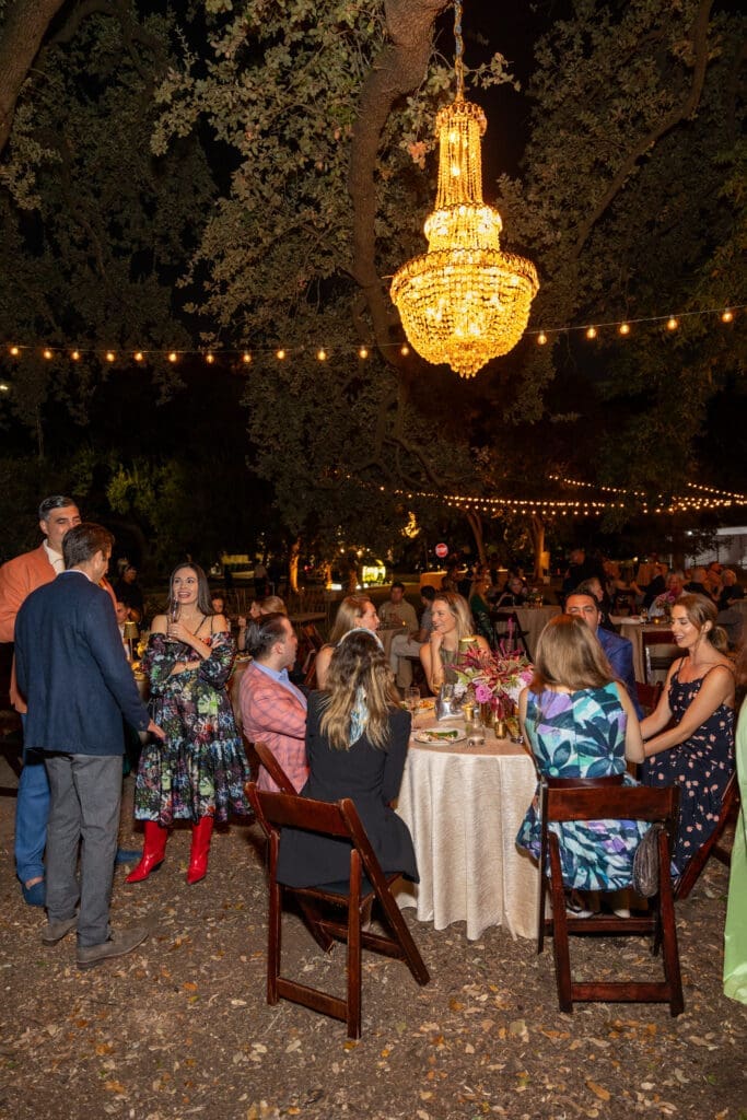 Partygoers at The Menil Collection 'Party in the Park.' (Photo by Jenny Antill)