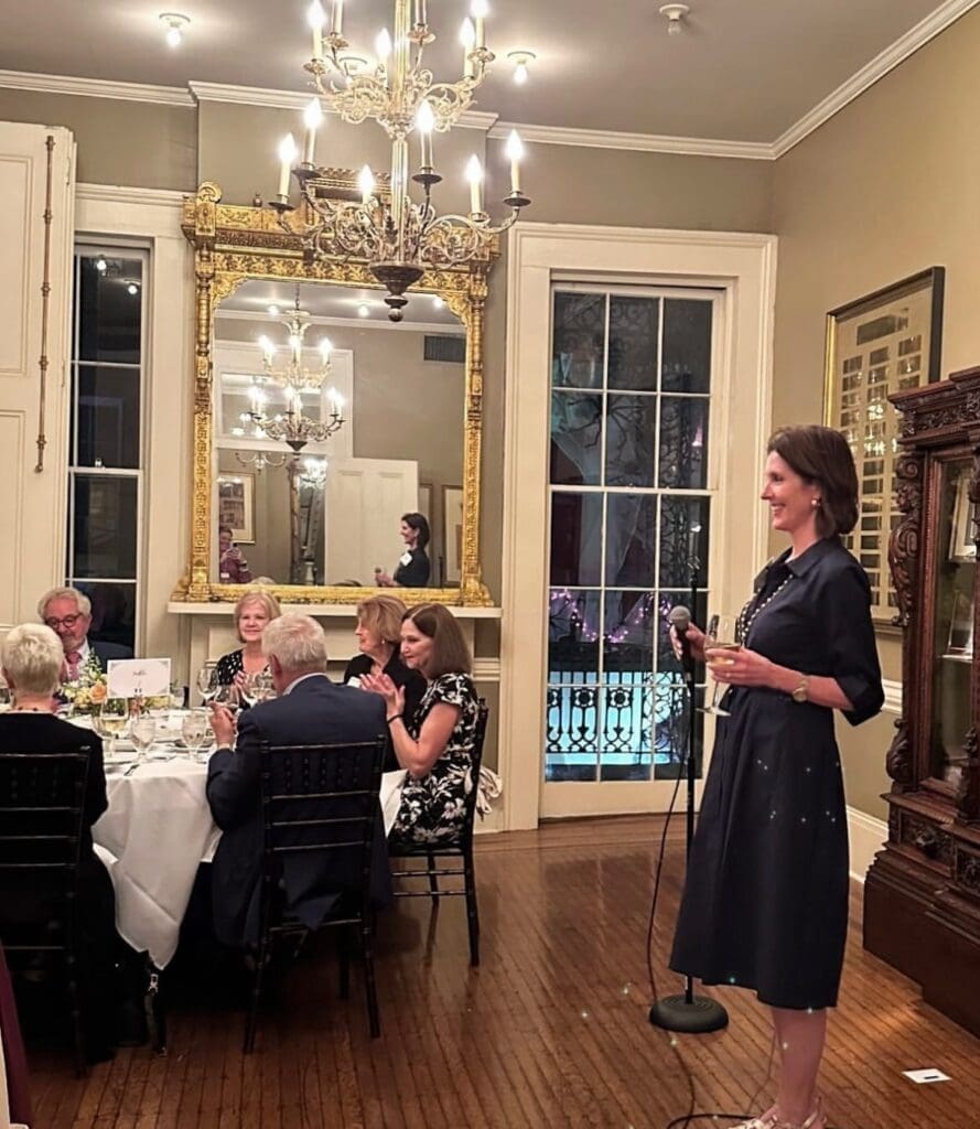 Phoebe Tudor, just eletced president of the National Trust for Historic Preservation, at the national nonprofit's annual meeting in New Orleans.