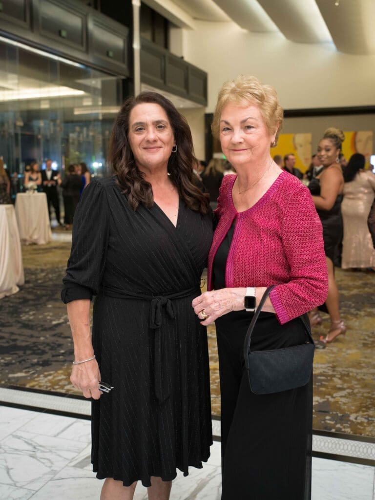 Sandi Mercado, Jackie Clark at Citizens for Animal Protection 'Celebrity Paws Gala' (Photo by Daniel Ortiz)