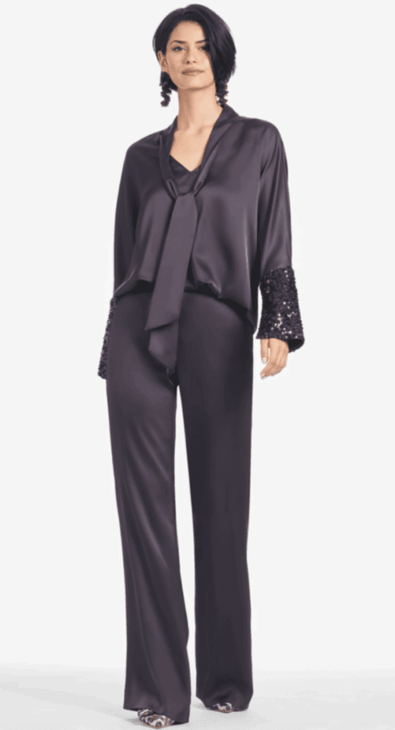 Reid Top, Alli Pant, Plum.