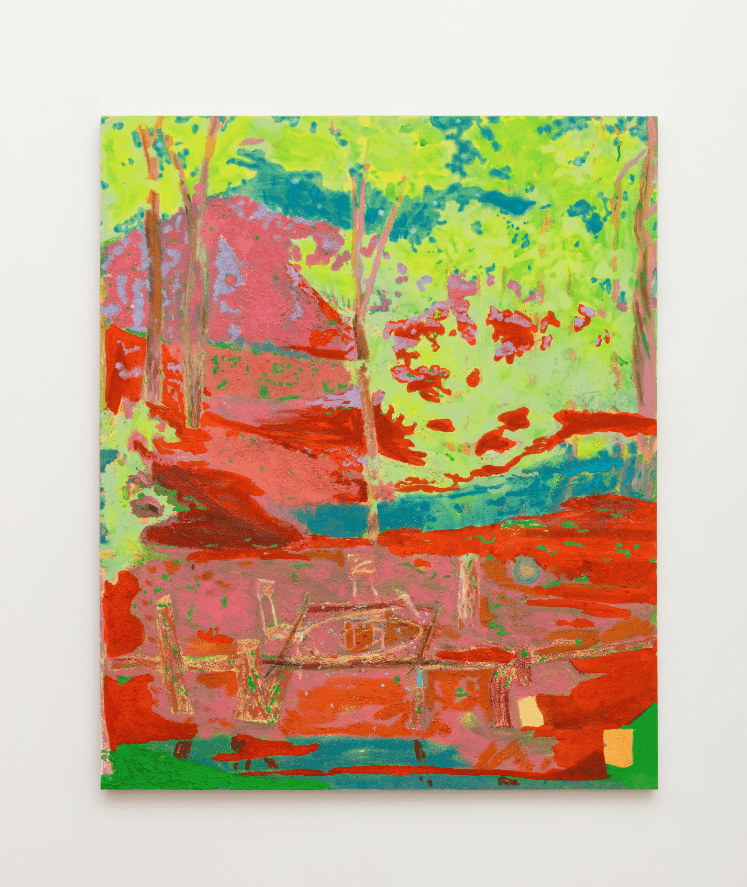 Sean Cairns’ “Red Magic,” 2023, at Gallery 12.26. The Dallas-based gallery, which is also an Armory Show veteran, will appear in the Nest section of Untitled Art, Houston. (Photo courtesy of Gallery 12.26)
