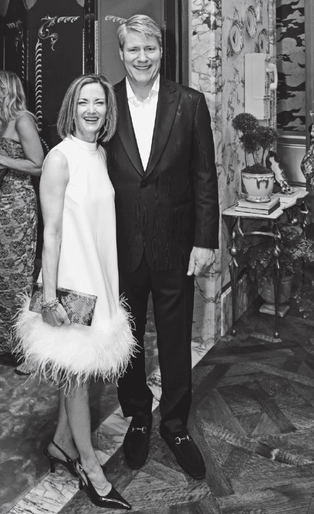 Laura Lee Clark Falconer & John Falconer at Kips Bay Decorator Show House Dallas President's Dinner (Photo by Tamytha Cameron)