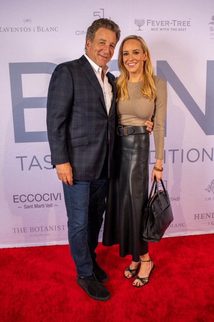 Steve Wyatt, Lesley O'Connor at BCN Taste & Tradition's celebration of 10 years and a Michelin star