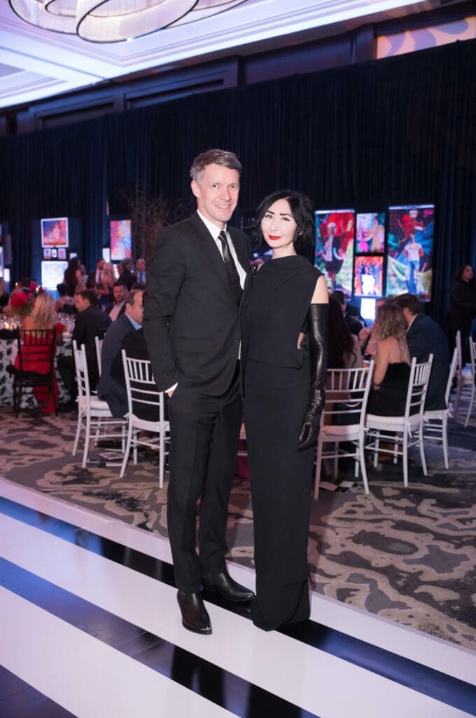 Sverre & Carrie Brandsberg-Dahl at the Arts of Healing gala (Photo by Daniel Ortiz)