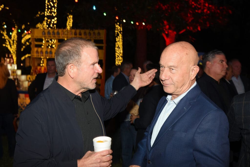 Tilman Fertitta, Mayor John Whitmire at the Houston Police Foundation True Blue fundraiser (Photo by Alexander's Fine Portrait Design )