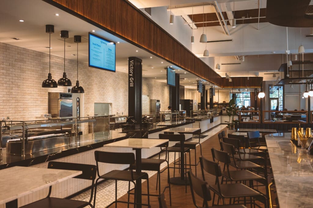 Recently opened in Victory Park, Victory Social is a new multi-concept eatery from Chef Joshua Harmon of Hospitality Alliance. (Courtesy)