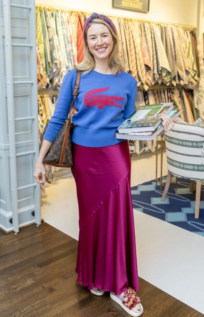 Amber Perley at JAMES Showroom