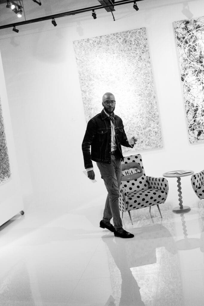 Artist Brandon Harris (Photo by Will Von Bolton)