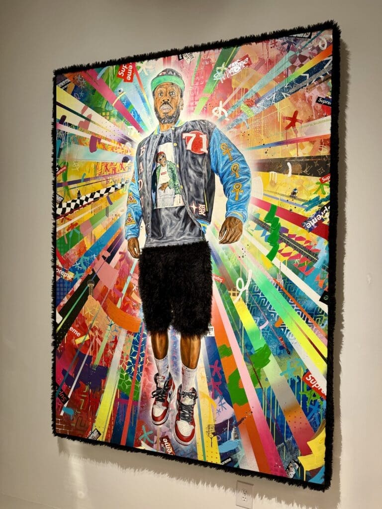 "Fresh," art by Brandon Harris (Photo Courtesy TF Gallery) 