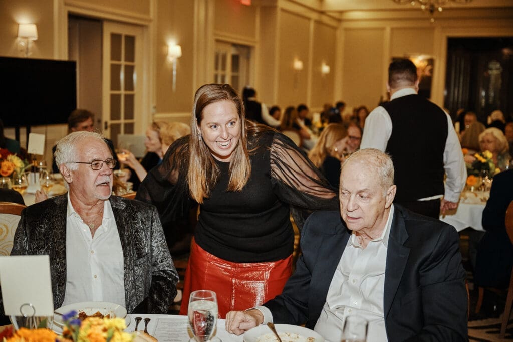 THS board member Kirksey Gregg, THS president Jillian Jopling, John Swartz at The Heritage Society's Evening of Heritage