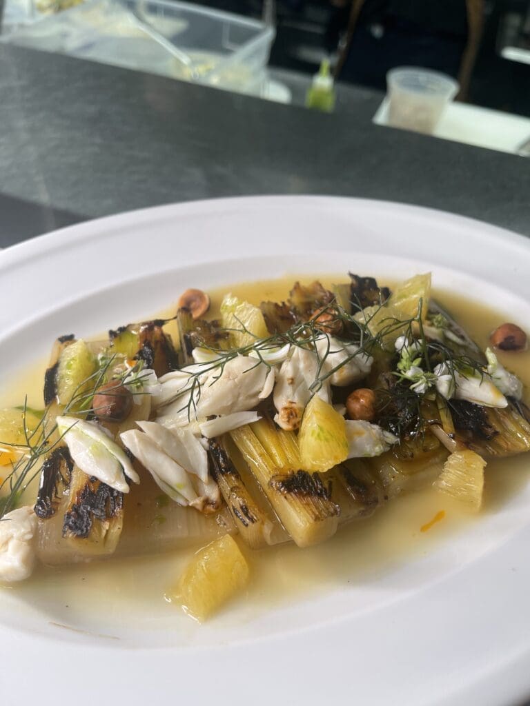 At Pillar, the grilled leeks are a must-try. (Courtesy)