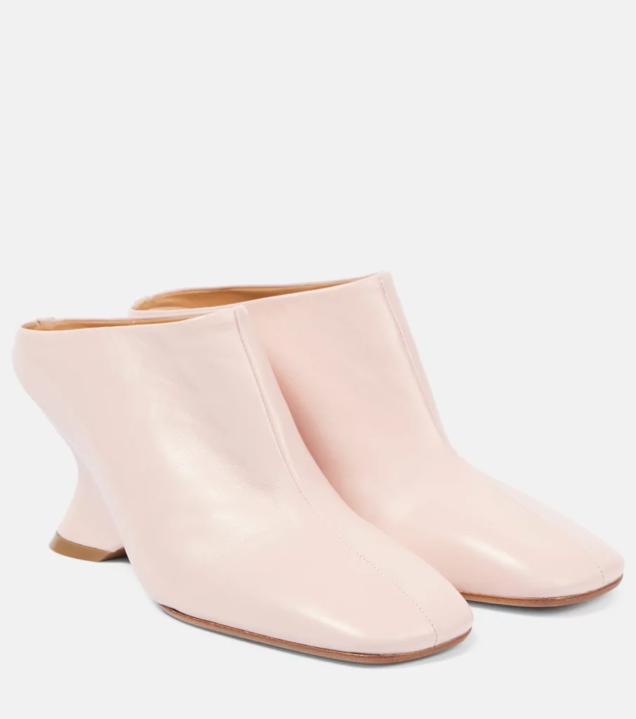 Dries van Noten Leather Wedge. (Photo by Tony Solis)