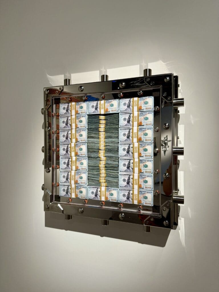 Paul Nagy art, wall safe (Photo Courtesy TF Gallery)