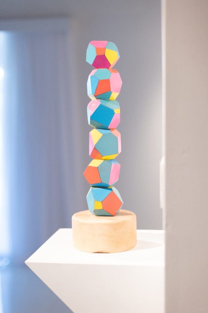 Ricardo Paniagua Geometric Totem No. 1 (Photo by Will Von Bolton)