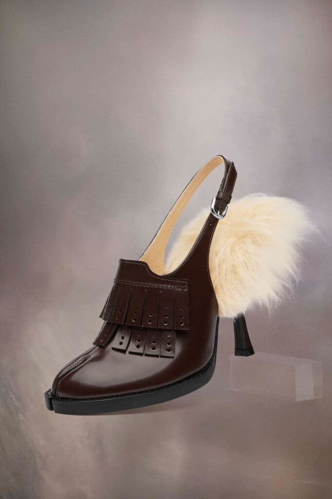 Bourgeoise Slingback Pump, $1,690. (Photo by Tony Solis)
