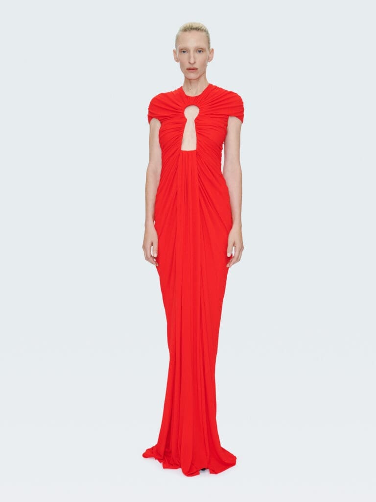 The keyhole is a signature code of the house of Schiaparelli. (Courtesy of Schiaparelli)