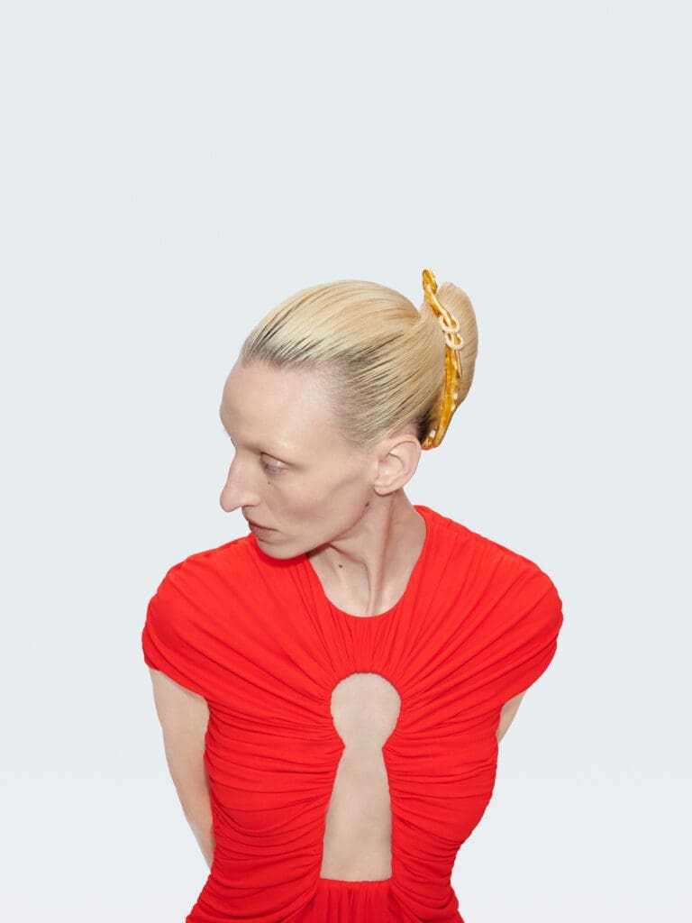 The keyhole is a signature code of the house of Schiaparelli. (Courtesy of Schiaparelli)