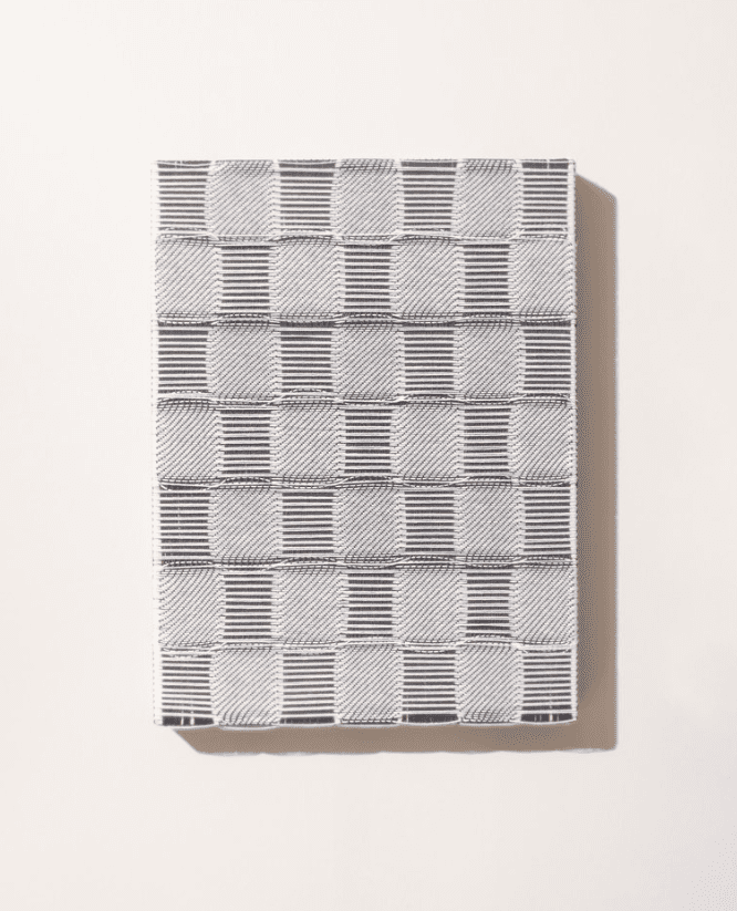 Kristin Marie Bachmann's woven, trippy creation "40 [024]" (2021-2022) is on view at the Ion. (Photo by Paul Hester)