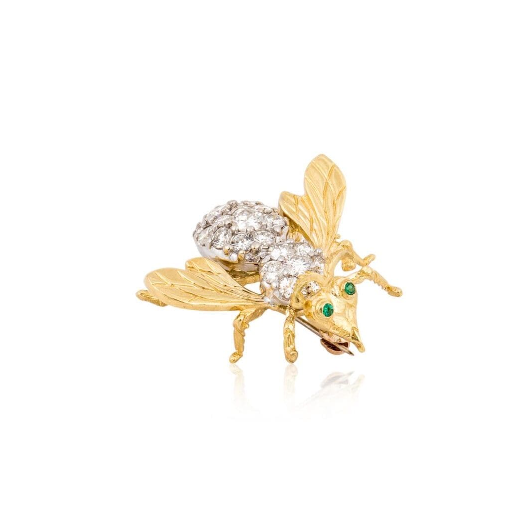 Diamond Bee Pin, $4,850. (Photo by Tony Solis)