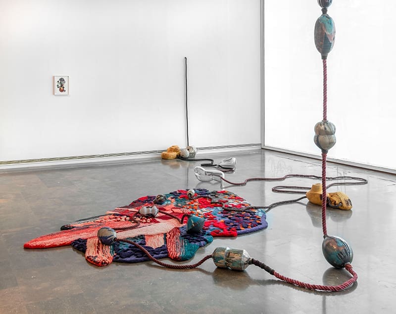 The work of 2025 Nasher Prize Laureate Otobong Nkanga is on view this summer at Nasher Sculpture Center. (Photo by IVAM Centre Julio González)