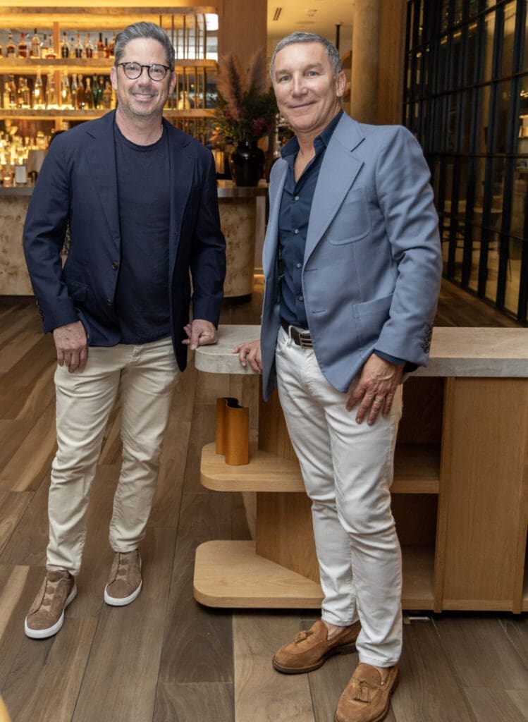 Chad Dorsey, Gonzalo Bueno at Mirador Dinner