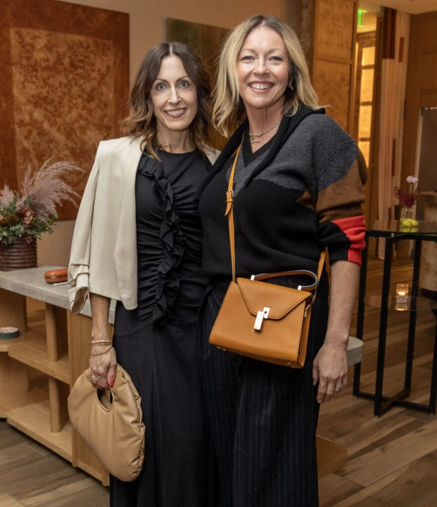 Joslyn Taylor, Jeny Bania at Mirador Dinner