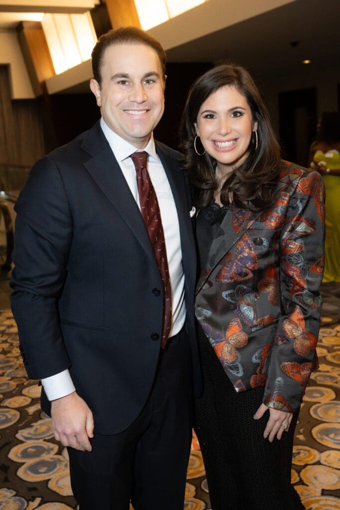 Auction chairs Josh & Courtney Garson at JFS LiVE! 2024: Songs in the Key of JFS  (Photo by Mark Katz, Jeff Fitlow, Michelle West)