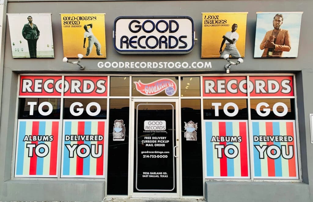 The best vinyl store in Dallas, Good Records is located on Garland Road and regularly hosts listening parties and in-store concerts. 