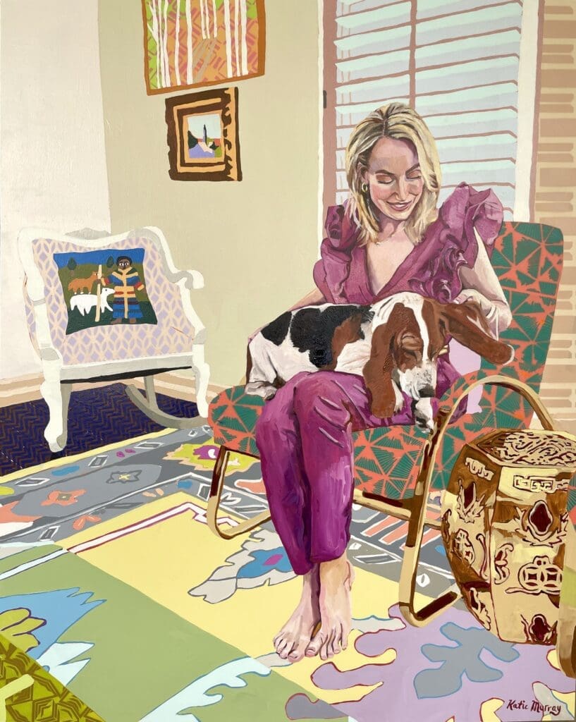 Friends in Their Home eschews traditional poses in favor of capturing natural moments. (Courtesy)