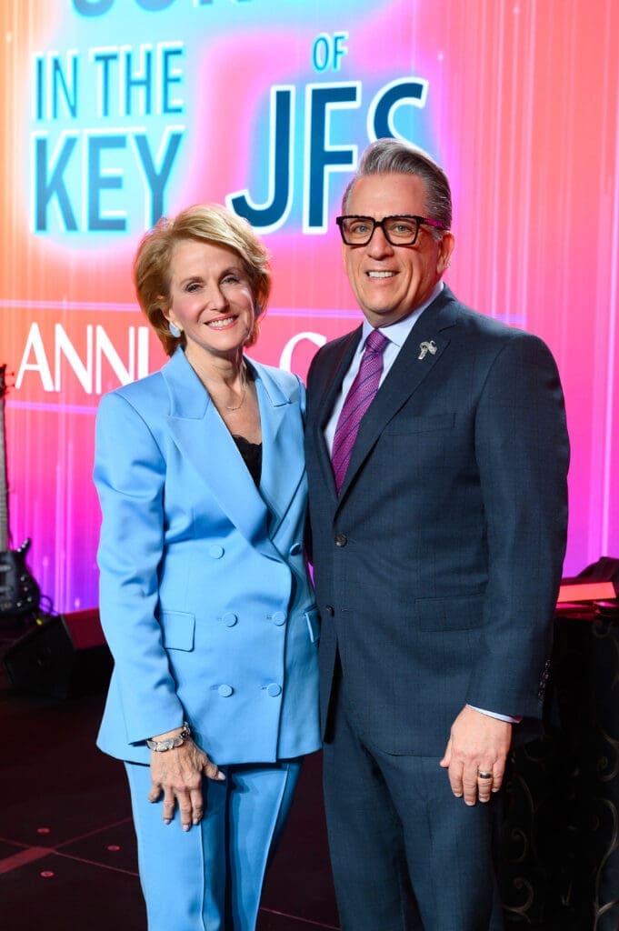 President Carolyn Kaplan, CEO Carl Josehart at JFS LiVE! 2024: Songs in the Key of JFS  (Photo by Mark Katz, Jeff Fitlow, Michelle West)