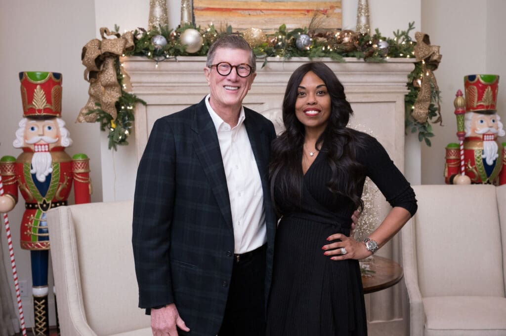 Steve & Kashay Crawford at Legacy Community Health's Holiday Schmooze. (Photo by Daniel Ortiz)